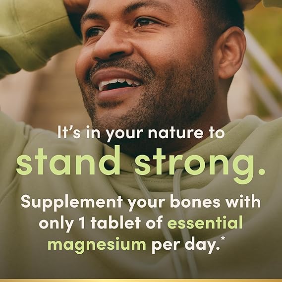 Nature's Bounty Magnesium 500 mg Tablets, High Potency Magnesium Supplement for Bone & Muscle Health, Whole Body Support, 200 Count (Pack of 1) - Image 6